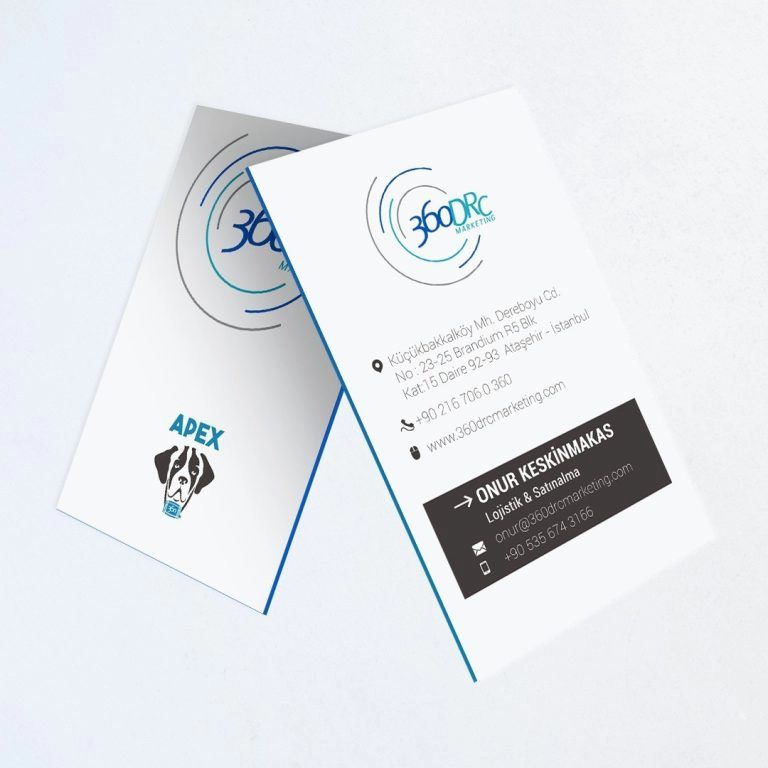 360 DRC Kartvizit Tasarımı